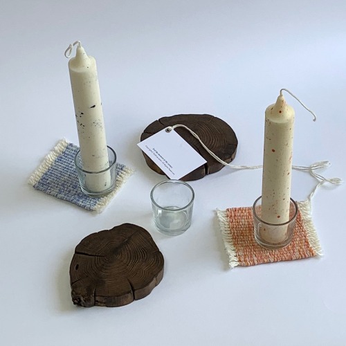 speckled candle &amp; set [2colors]